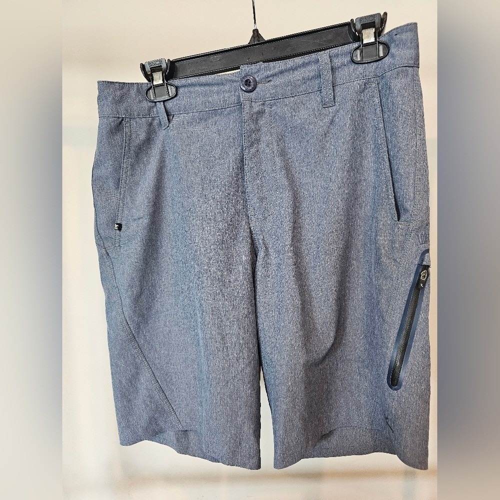 Men's Lost‎ sz 29 Blue Flat Front Board Shorts Summer Beach Pool Party Pockets
